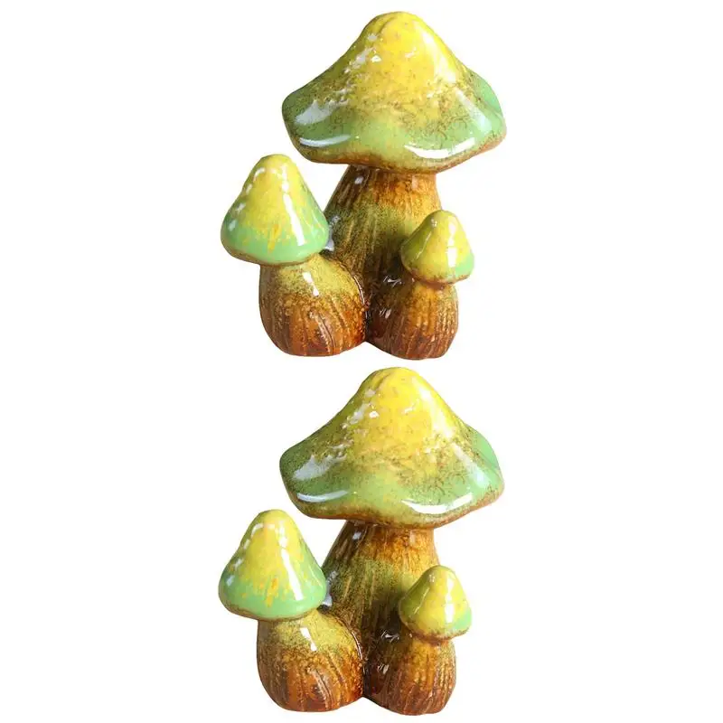 Toilet Bolt Caps Mushroom 2pcs Mushroom Figurines Decor Decorative Toilet Bolt Covers Mushroom Resin Toilet Bolt Covers Mushroom