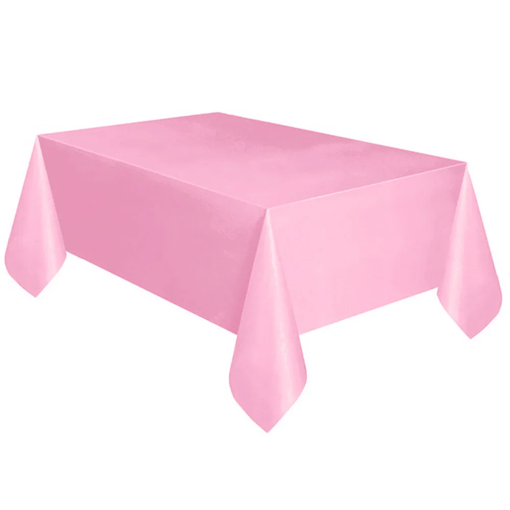 Colorful Tablecloth Popular Square Cover Bestseller Decorative Party Banquet Cloth Square Disposable Tablecloth Solid Color T1