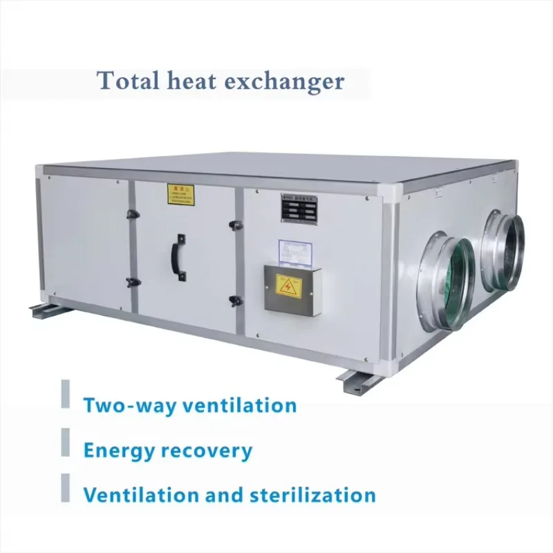 Rod-Système de climatisation à effet de serre, système Hylique, maison passive, récupération de chaleur Crossflow VMC