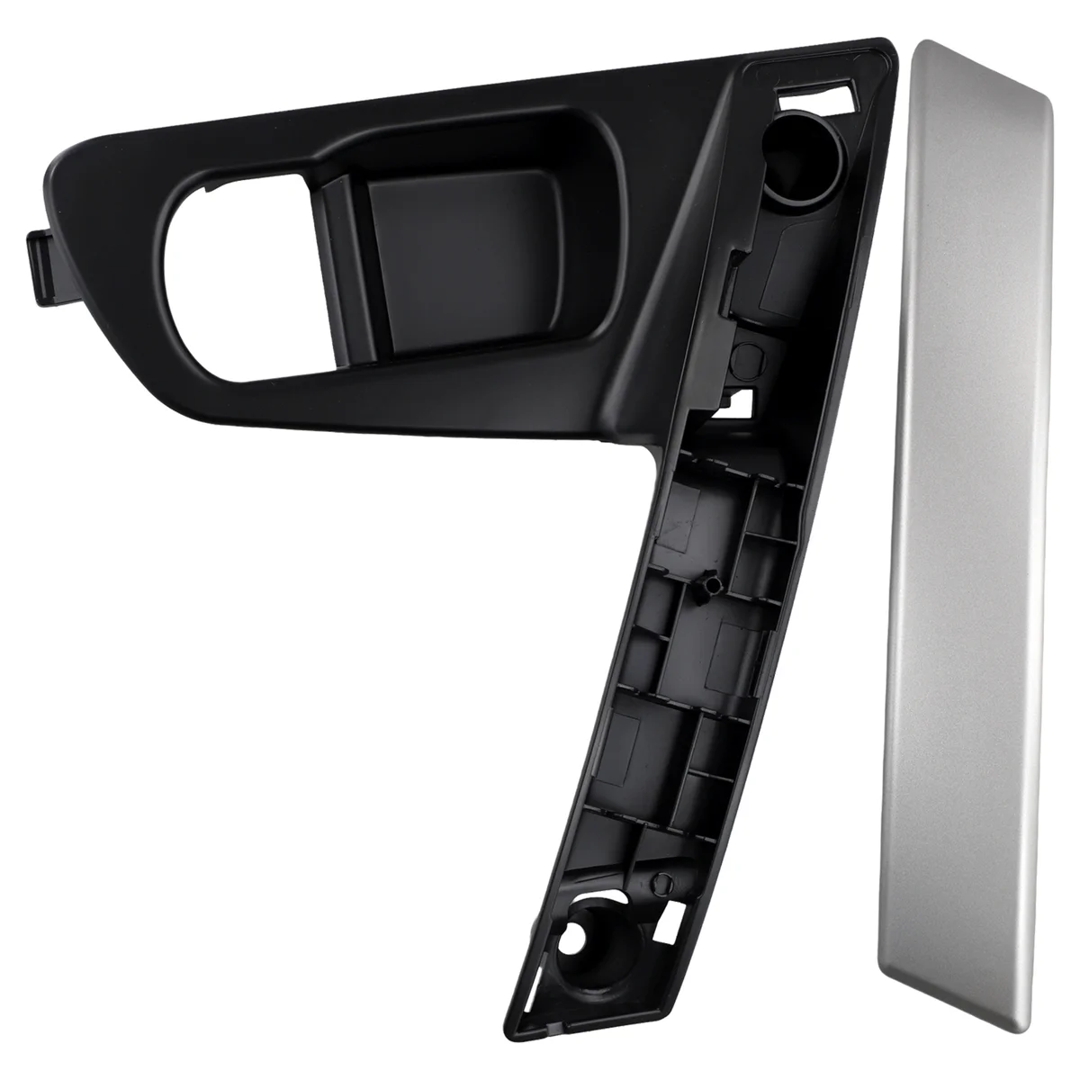 Car Front Left Inside Door Handles Cover Base with Door Armrest Strips for J10 80945-JE50A 80951-JE20A