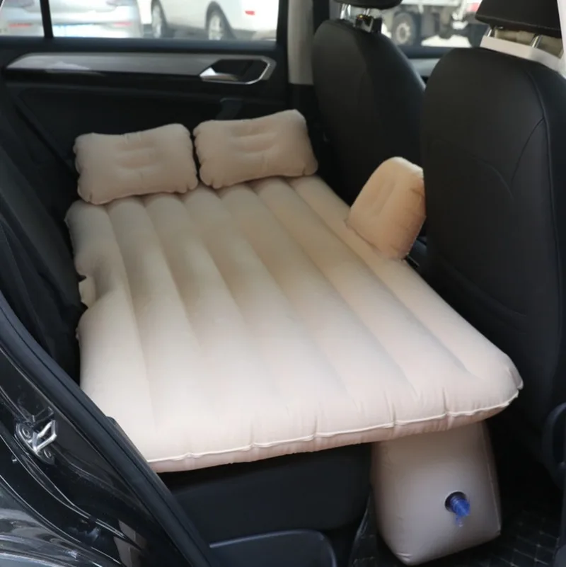 Customized factory car inflatable bed, car mattress rear travel bed