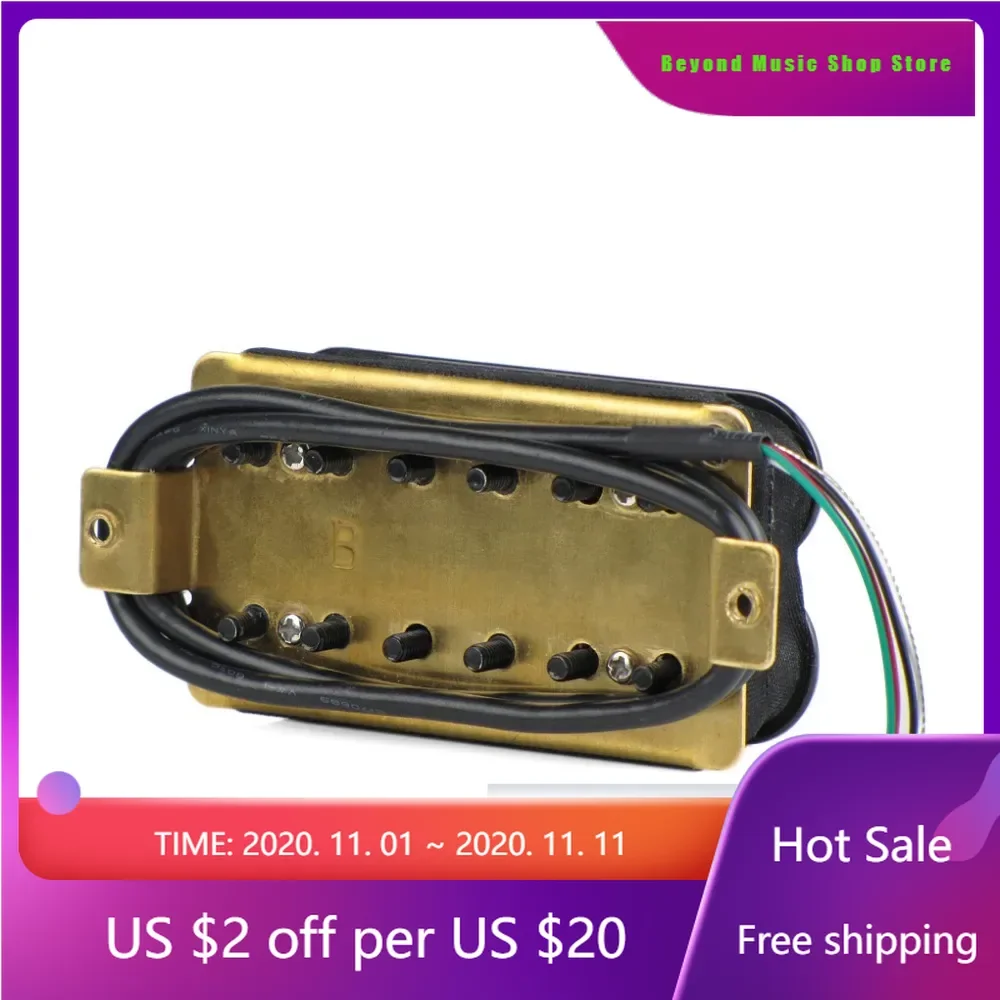 

Beyond Music Shop Store--Set of Humbucker Pickup Electric Guitar Pickup Neck Bridge Set Ceramic Magnet Guitar Parts,