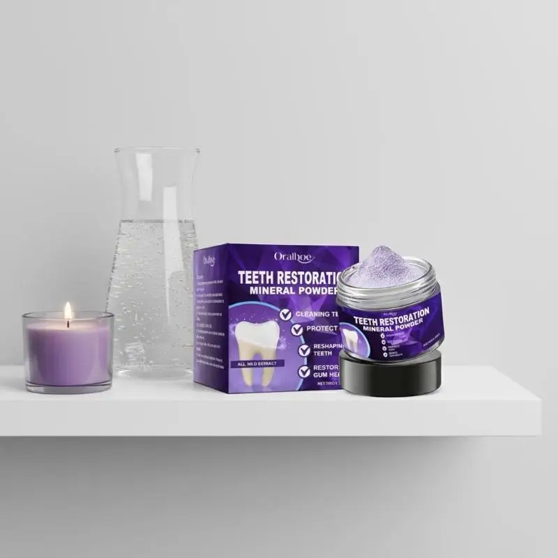 

Зубной порошок Oralhoe: длительное очищение зубов, освежение дыхания, защита зубной эмали, предотвращение кариеса