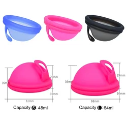 Silicone Menstrual Cup Period Menstrual Collector Extra-Thin Menstrual Disc Women Health Care Feminine Hygiene Менструальна Чаша