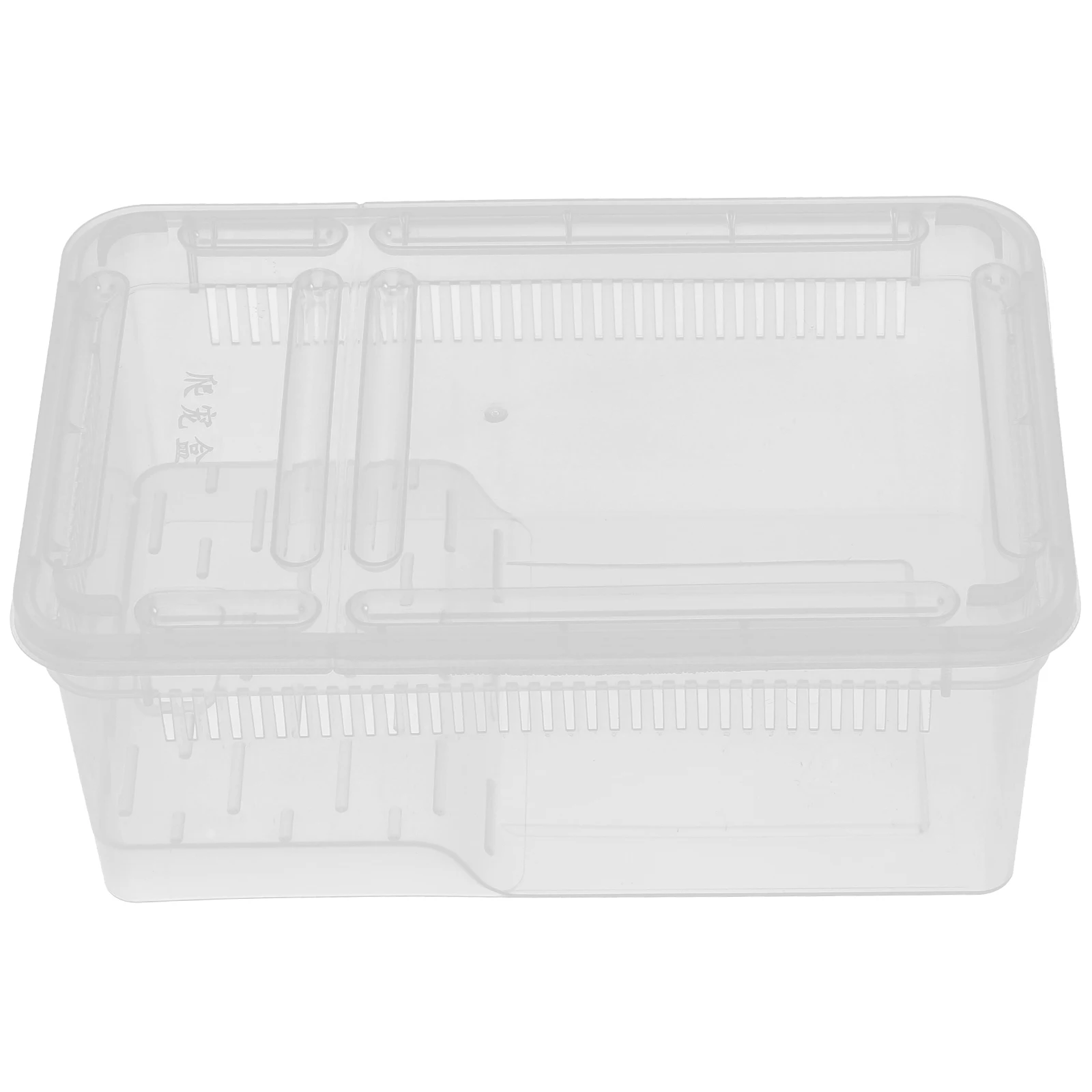 

Clear Plastic Reptile Habitat Transparent Design Durable Carrier Container For Frog Turtle Gecko Spider Breeding Terrarium Box