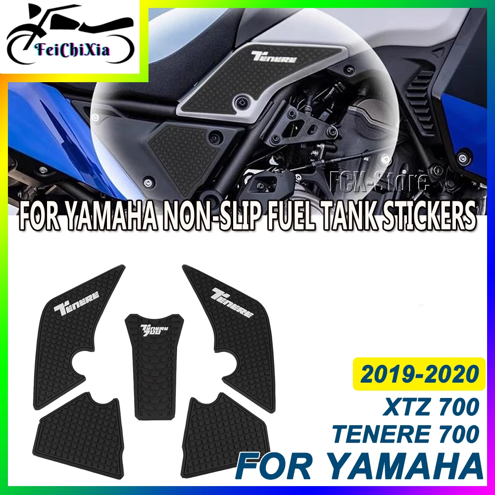 Motorcycle Non-Slip Rubber Pads Waterproof Fuel Tank Stickers Kit For YAMAHA TENERE 700 Tenere 700 XTZ700 2019 2020