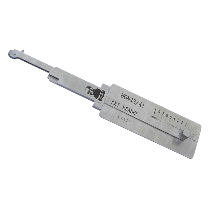 Lishi HON42 41-sleutel lezer slotenmakersgereedschap vlakfrees voor Honda motorfietsmodellen