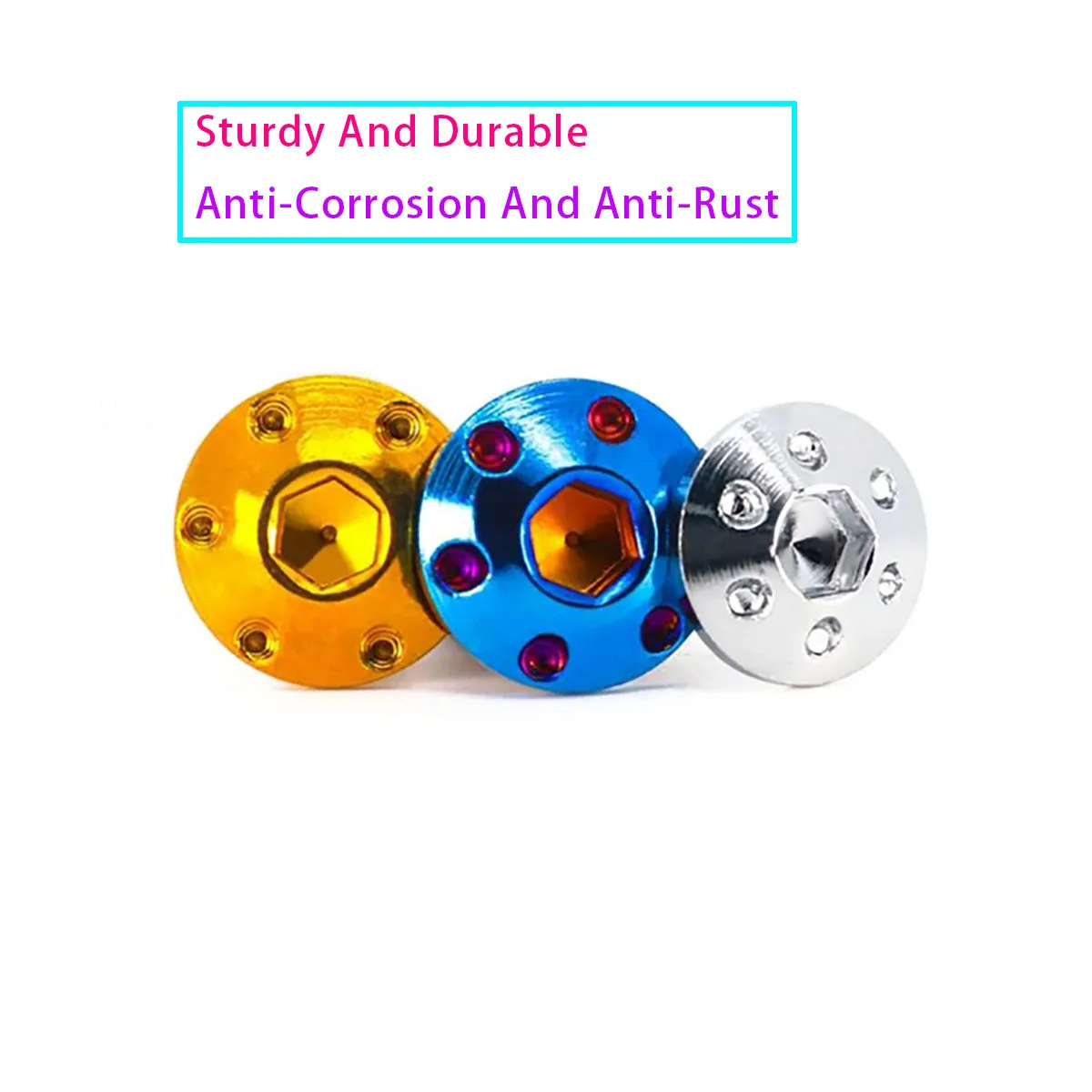 M5 M6 A2 Stainless Steel Flat Head Hex Screw, High-strength Corrosion-resistant Motorcycle Brake Caliper Clutch