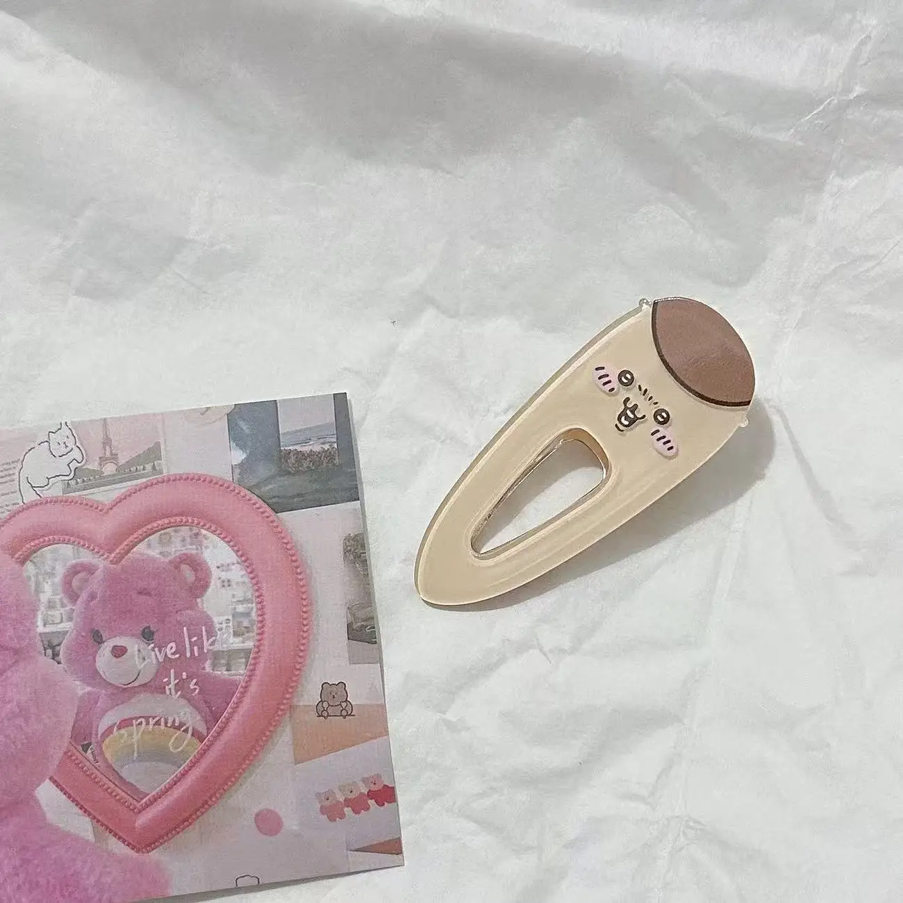Kawaii Chiikawas Charakter-Haarspangen Niedliche Cartoon-Acryl-Entenschnabel-Clips Lustige Anime-Haaraccessoires für den Täglichen Gebrauch