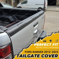 Accessori auto Cancello di Coda Camion Trim Cancello di Coda Della Copertura Della Protezione per Ford Ranger 2020-2022 Wildtrak XLT XLS XL Car Styling 1PCS