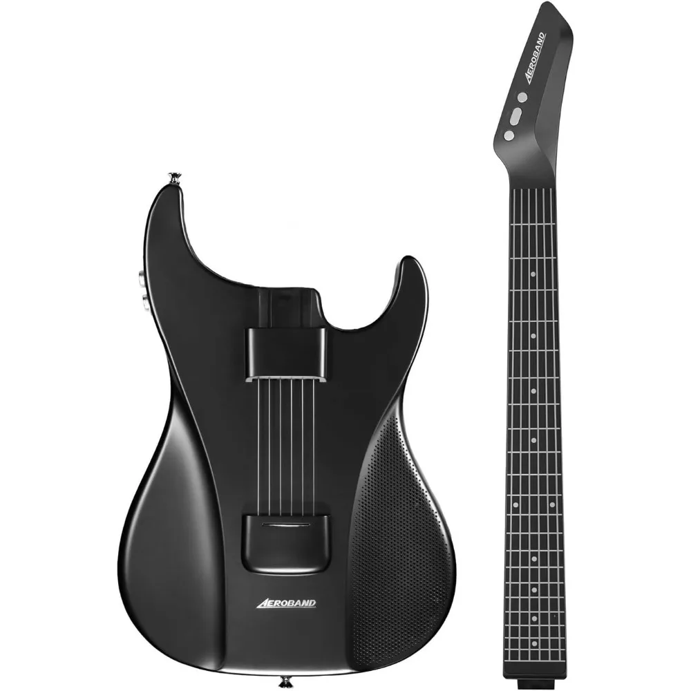 

Smart Guitar With Painless Silicone Strings, Travel Silent Guitar With Detachable Fretboard, Headphone Jack, MIDI Guitar