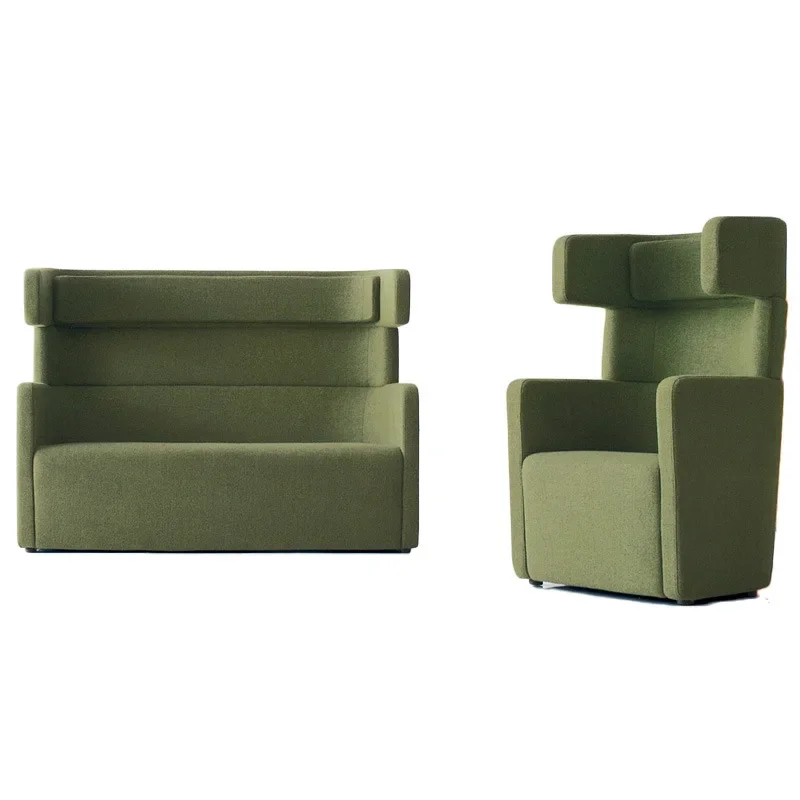 

Modern leisure business sofa single three-person high-back card seat sofa simple creative fashion personalized meeting guests