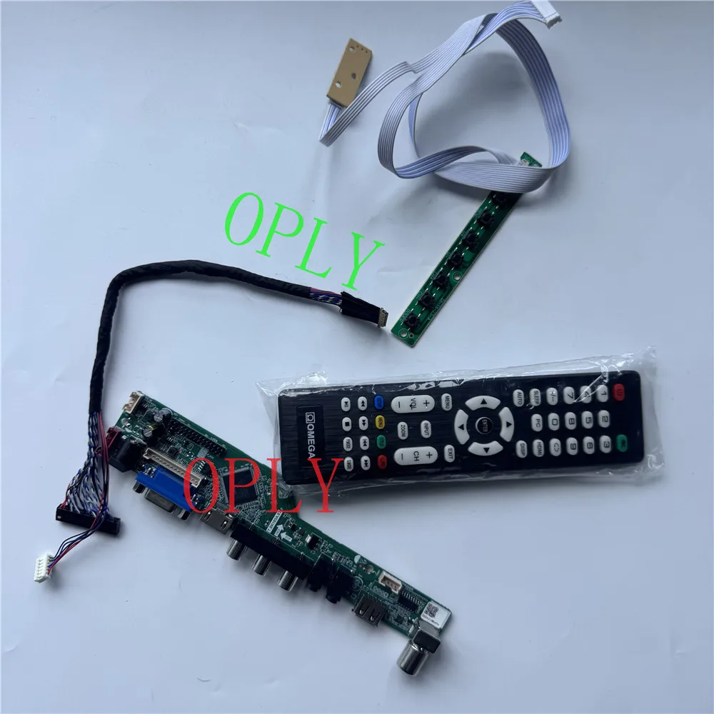 Audio LED Screen monitor TV Controller board kit for LP133WH2 LP133WH2-TLF2 1366X768 13.3