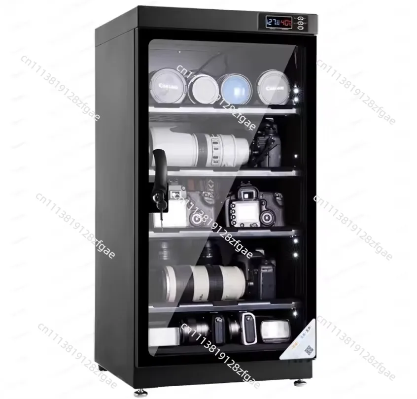 Electronic Humidity Control Dry Cabinet Digital Moisture-Proof Box with Viewing Window