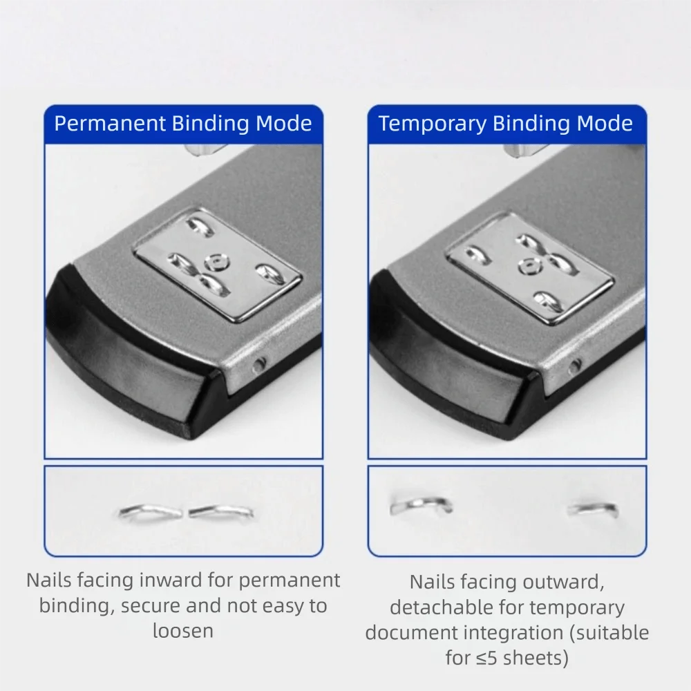 Stapler Lengan Panjang Kapasitas 20 Lembar, Stapler Hemat Tenaga untuk Pendidikan, Stapler Lengan Panjang Berbahan Logam, Stapler Kertas Tanpa Usaha untuk Buklet