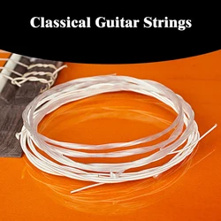 1 Set 6 Pcs Classic Guitar Nylon Strings Flamenco Music 1 Set Ukulele Strings 4 Pcs Suit 21/23/26 Inch Steel Guitar