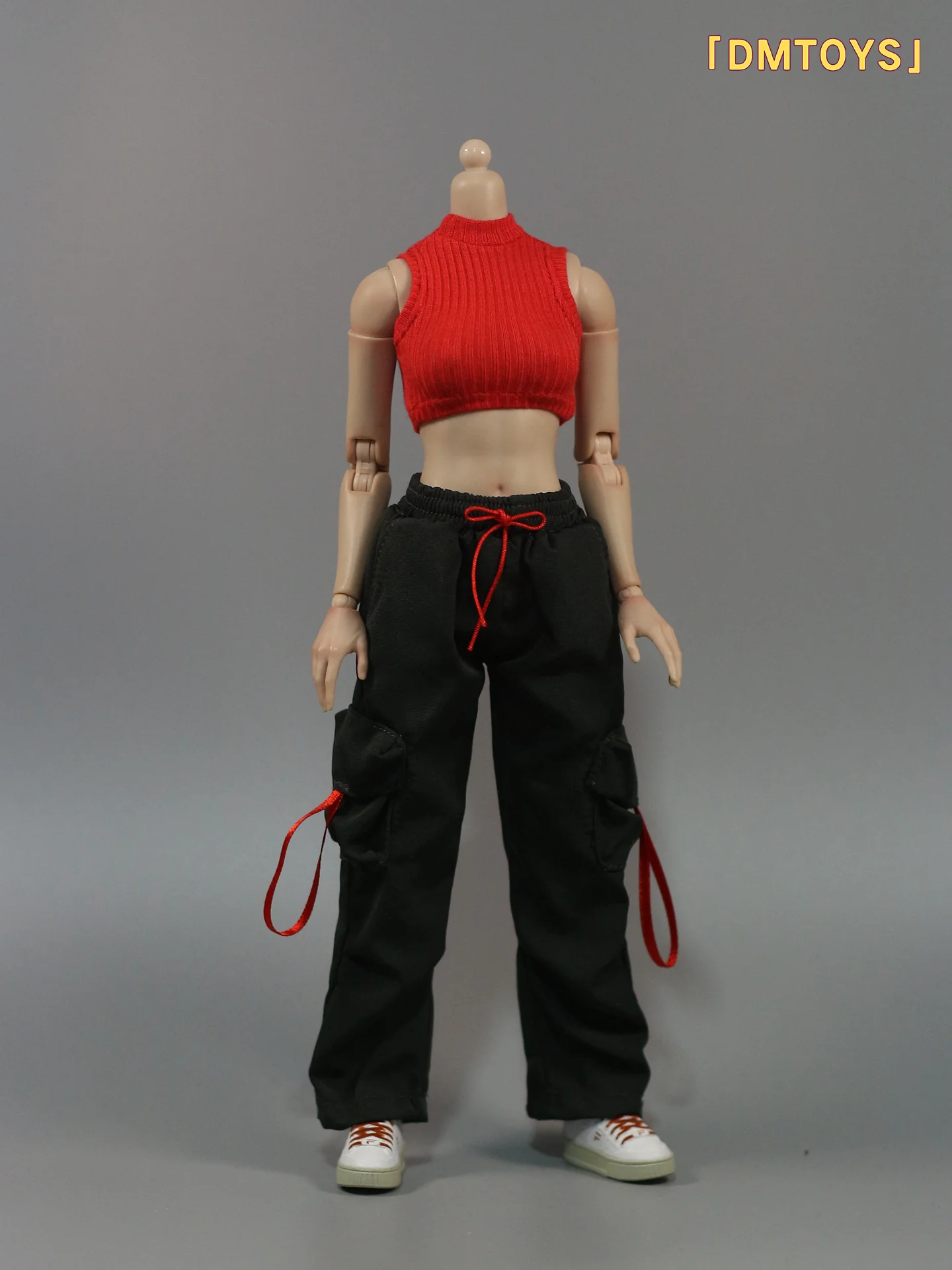 Damska kamizelka bez rękawów w skali 1/6 pasuje do 12-calowych lalek figurkowych