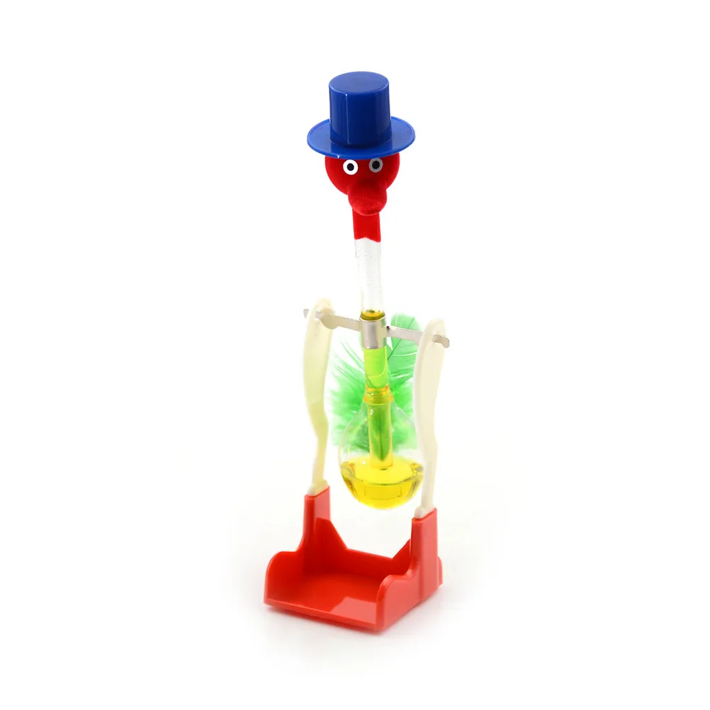 1PC Drinking Bird Dippy Lucky Novelty Happy Duck Bobbing Toy Physics Experiments Science Ideas Gifts Drinking Water