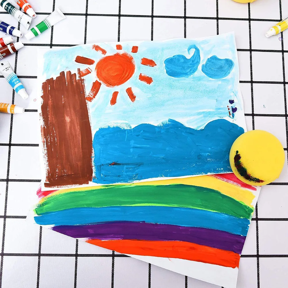 

Paint Painting Sponge Sponges for Absorb Water Round Kindergarten