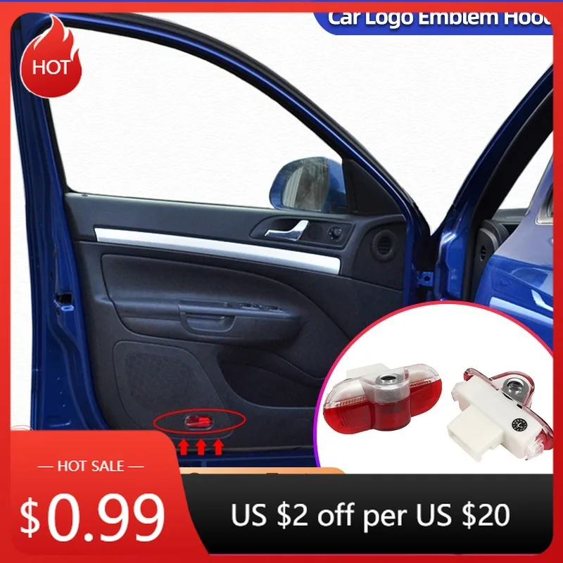 

Колпаки ступиц антенны 2 шт. для VW Polo Caddy Bora Lavida Golf 3 4 MK3 MK4 Beetle Jetta Touran Светодиодные лампы для дверей автомобиля Внутренний декор