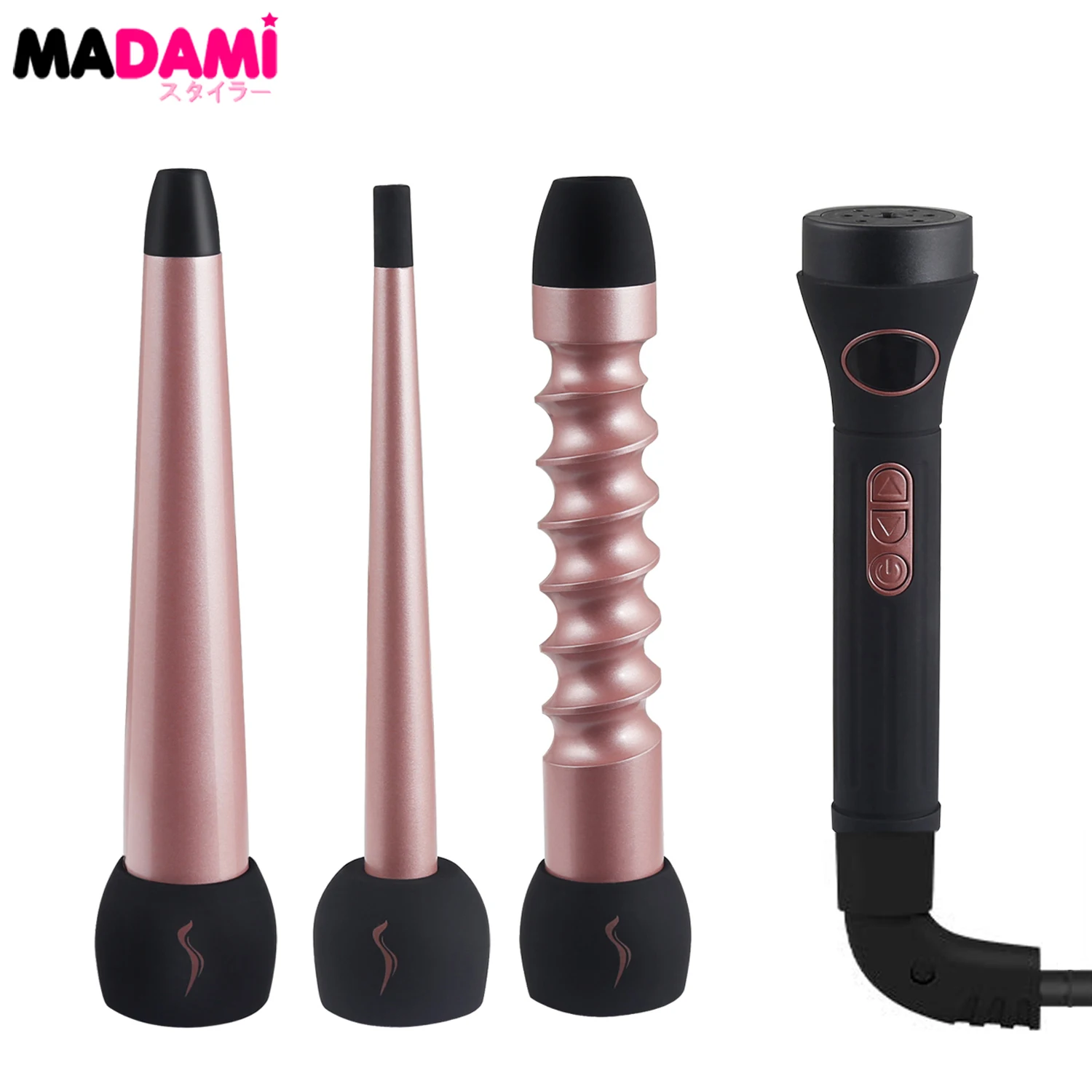 

3 In 1 Hair Curlers Professional Curling Iron Wand Fast Heating Waver Curly Hair Styling Tools Dual Voltage