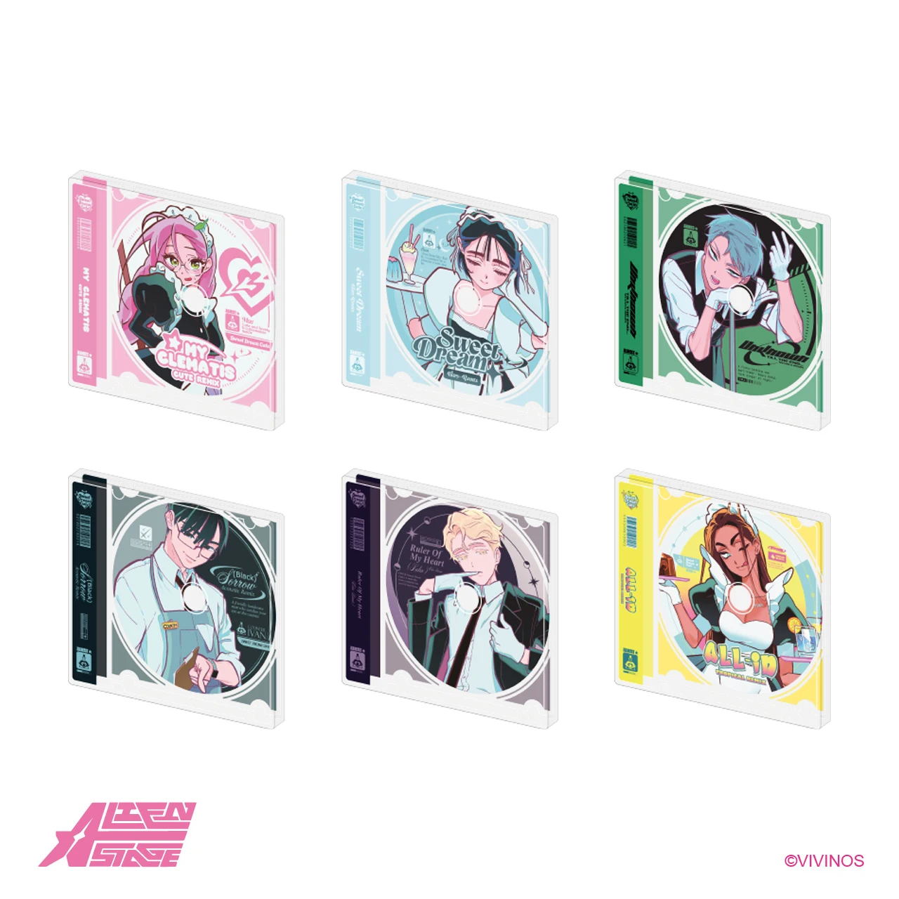 アイドル ExWHYZ mayu Acrylic Stand Set - 11 Items アイドル ExWHYZ mayu Acrylic Stand Set - 11 Items Acrylic Stand