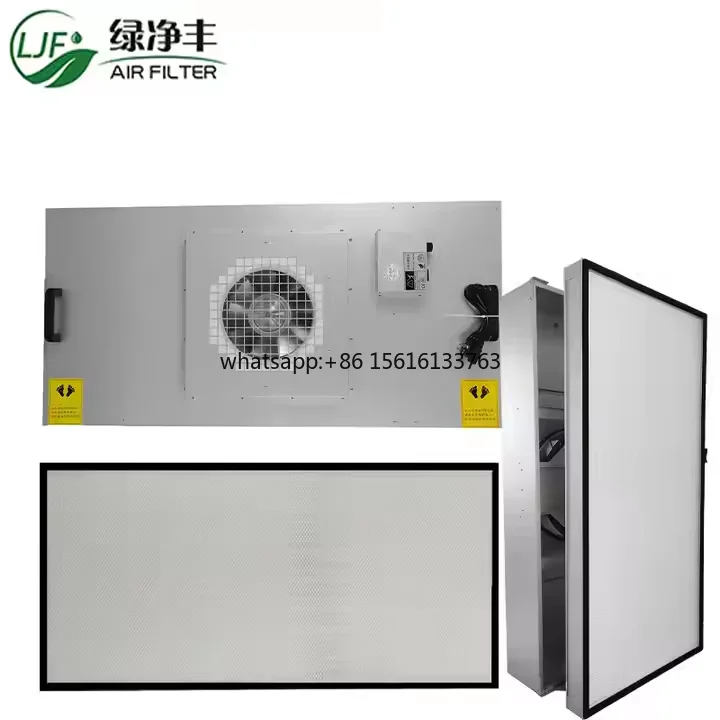 

Wholesale Laminar Air Flow FFU Clean Room FFU Fan Filter Unit 2ft X 4ft Hepa Filter Air Filter Manufacture