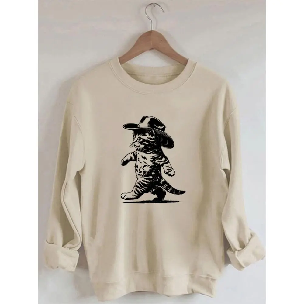 

Rheaclots Cowboy Kitty Long Sleeves Sweatshirt