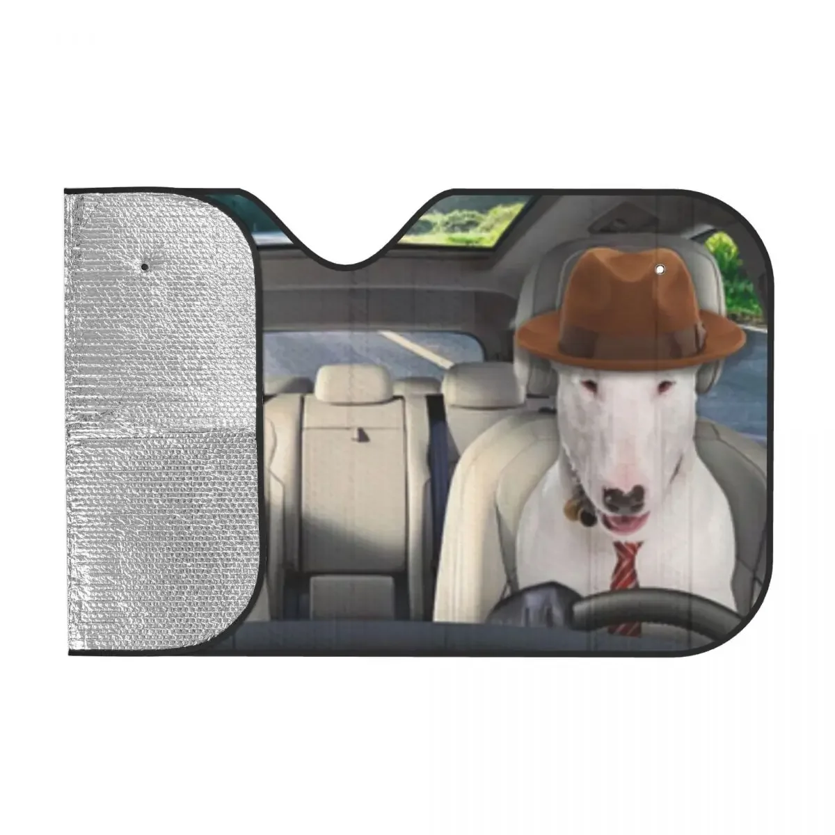 BULL TERRIER CAR Sunshades Reflector Anti Uv Custom Car Sunshade Sun Shade