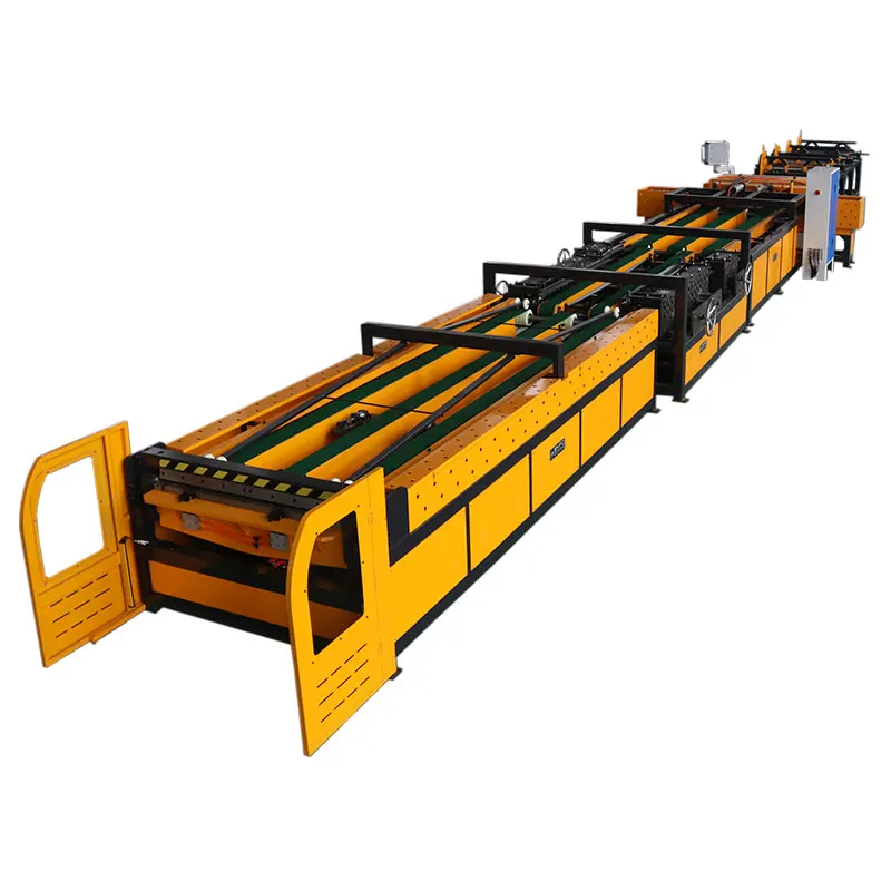 Sheet Metal Hvac Duct Making Machine Straight Auto Duct Line 5 Pipe Making Machine