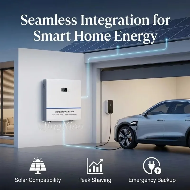 5KWh 10KWh Wall Mount Residential Energy Storage LiFePO4 Sodium‑Ion Safety Grade Battery Pack For Household Solar Backup Supply