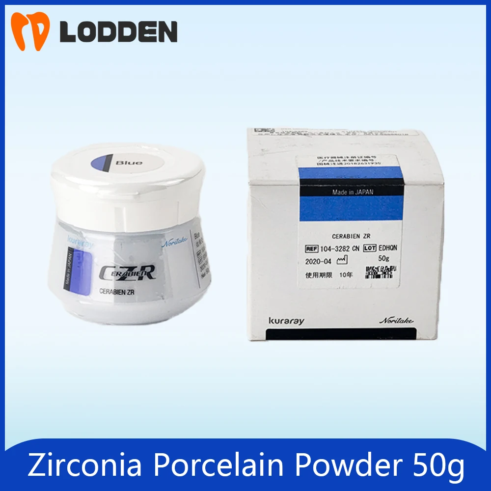 

Lodden Dental Noritake CZR For Zirconia Porcelain Powder 50g Dental Lab Porcelain Powder Orthodontics Material