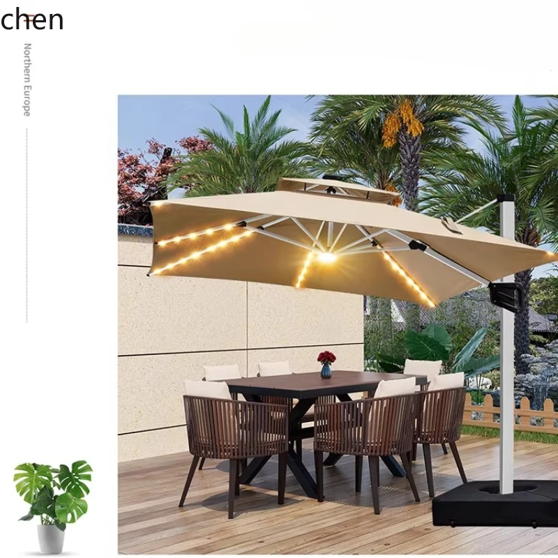 HXL Outdoor Table and Chair Set with Backrest for Courtyard, Garden Waterproof and Sunproof Leisure Plastic Wood Table and Chair