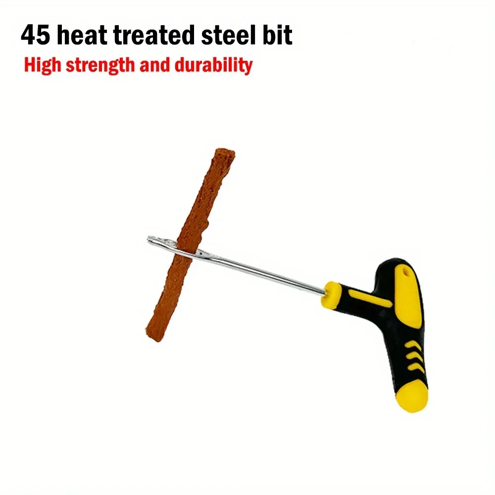 سيارة دراجة نارية الإطارات طقم تصليح ثقب التوصيل أدوات الإطارات ثقب الطوارئ لشرائط الإطارات اثارة الغراء مجموعة أدوات إصلاح #5