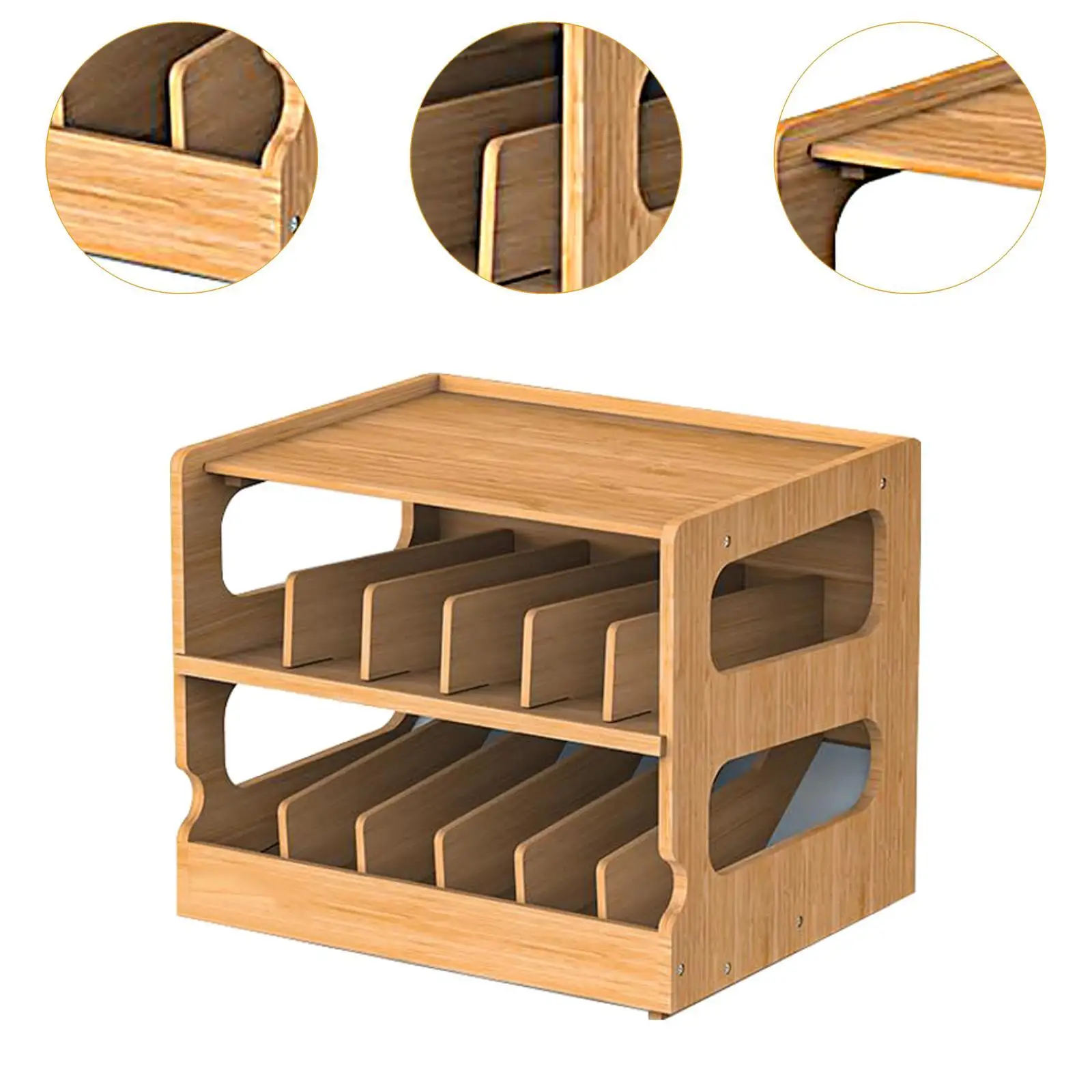 Cat Food Can Storage Organizer Stylish Double Layer for Kitchen Small Space