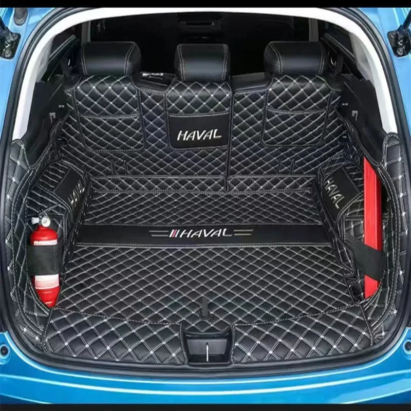 NEW Luxury Trunk Mats For Haval Jolion 2023 2022 2021 Leather Durable Cargo Liner Boot Interior Carpets Accessories