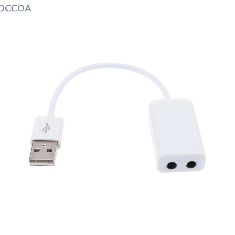 Macbook ordenador portátil PC 7,1 tarjeta de sonido USB externa Jack 3,5mm adaptador de Audio USB auricular micrófono tarjeta de sonido