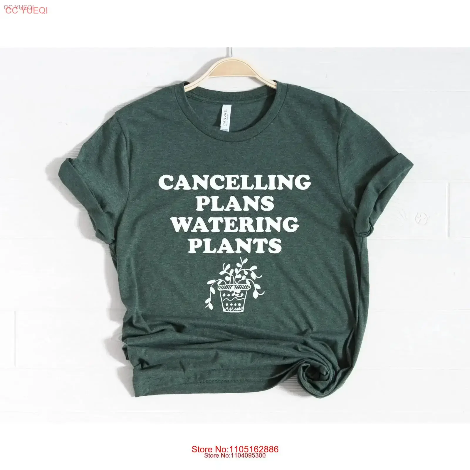 Cancelling Plans Watering Plants T Shirt PlanT for women lover gift lovers gardening gifts mom mama vintage Washed fashion