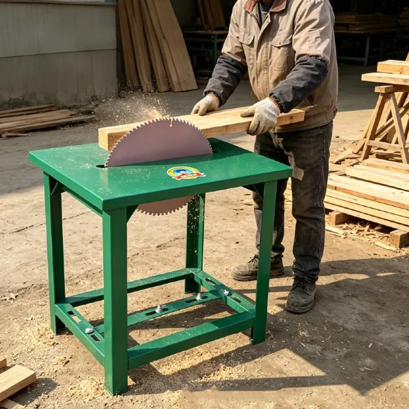 Home-Use Table Saw: Compact, Fully Automatic, Easy-to-Use, Heavy-Duty Wood Splitter No Installation Required 220V