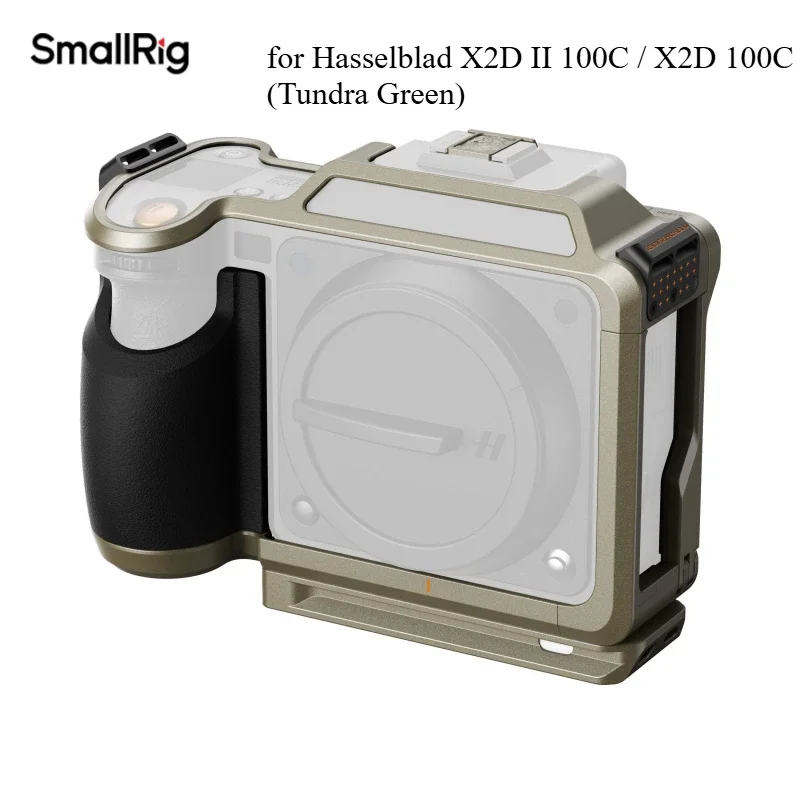 SmallRig 5928 Metal Camera Cage for Hasselblad X2D 100C/X2D II 100C with Arca-Swiss QR Plate AirTag Compartment
