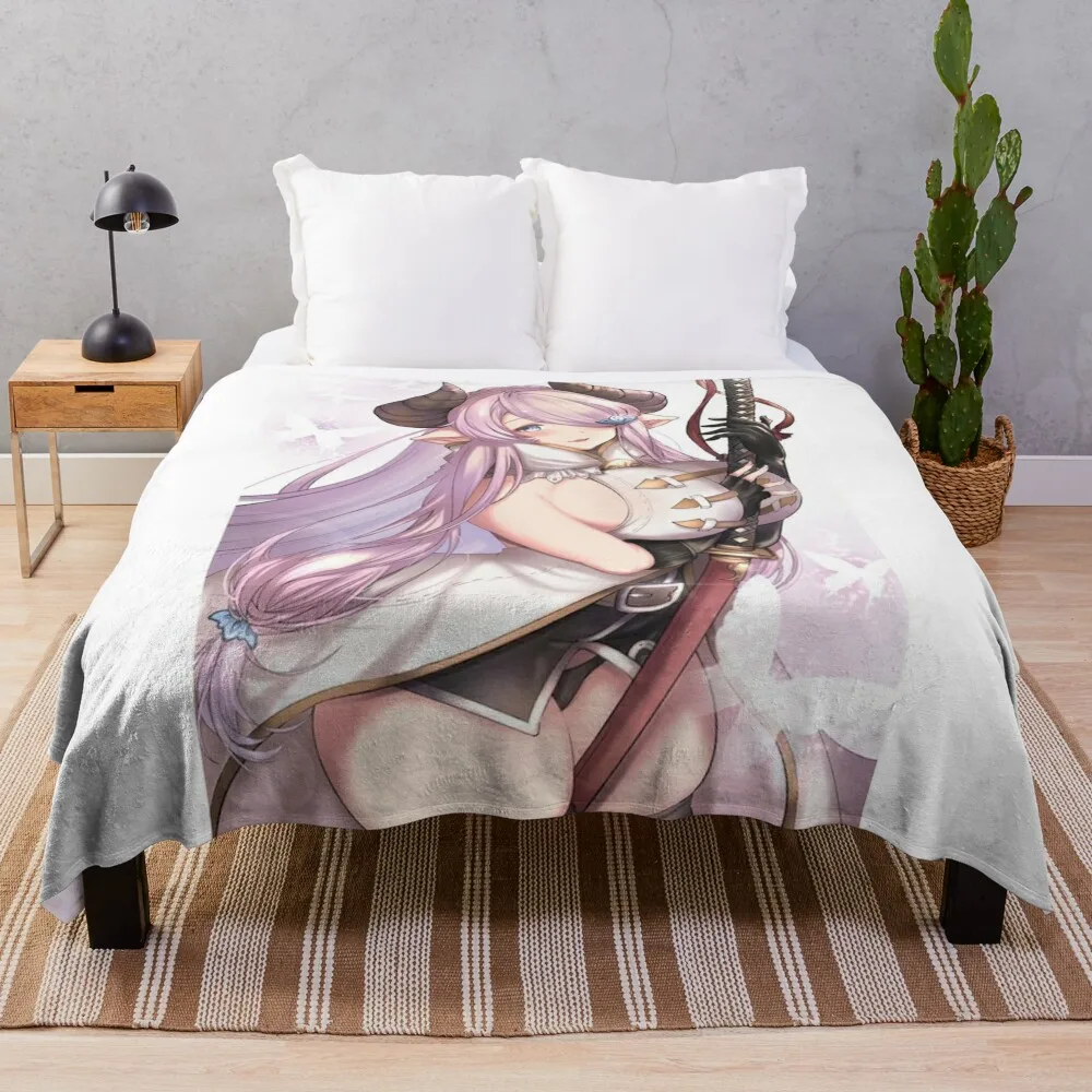 

Granblue Fantasy Throw Blanket Decoratives bed plaid Blankets