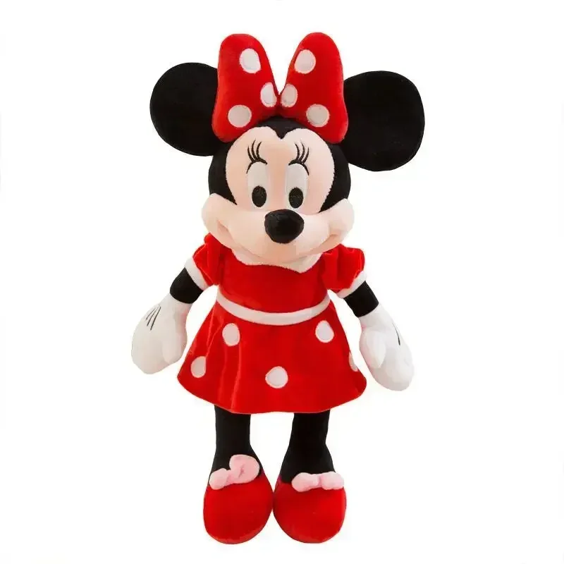 Linda y súper linda muñeca de Mickey, muñeca de pareja de Minnie, juguete de peluche de Mickey Mouse, muñeca de tela, regalo de cumpleaños para niños