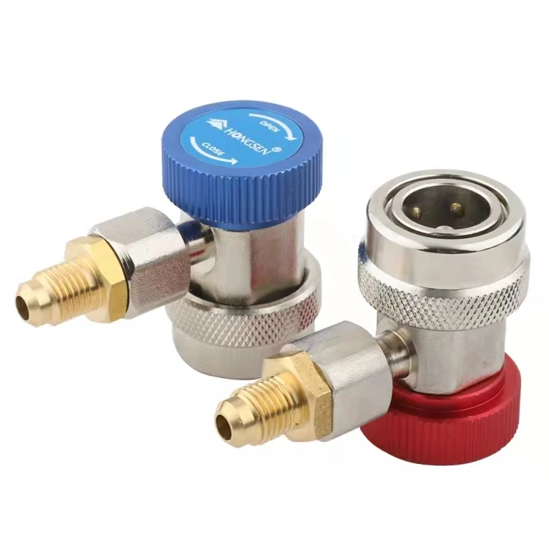 HS-ML/MH all-copper high and low pressure refrigerant conversion connector automotive air conditioning fluoride and liquid quick