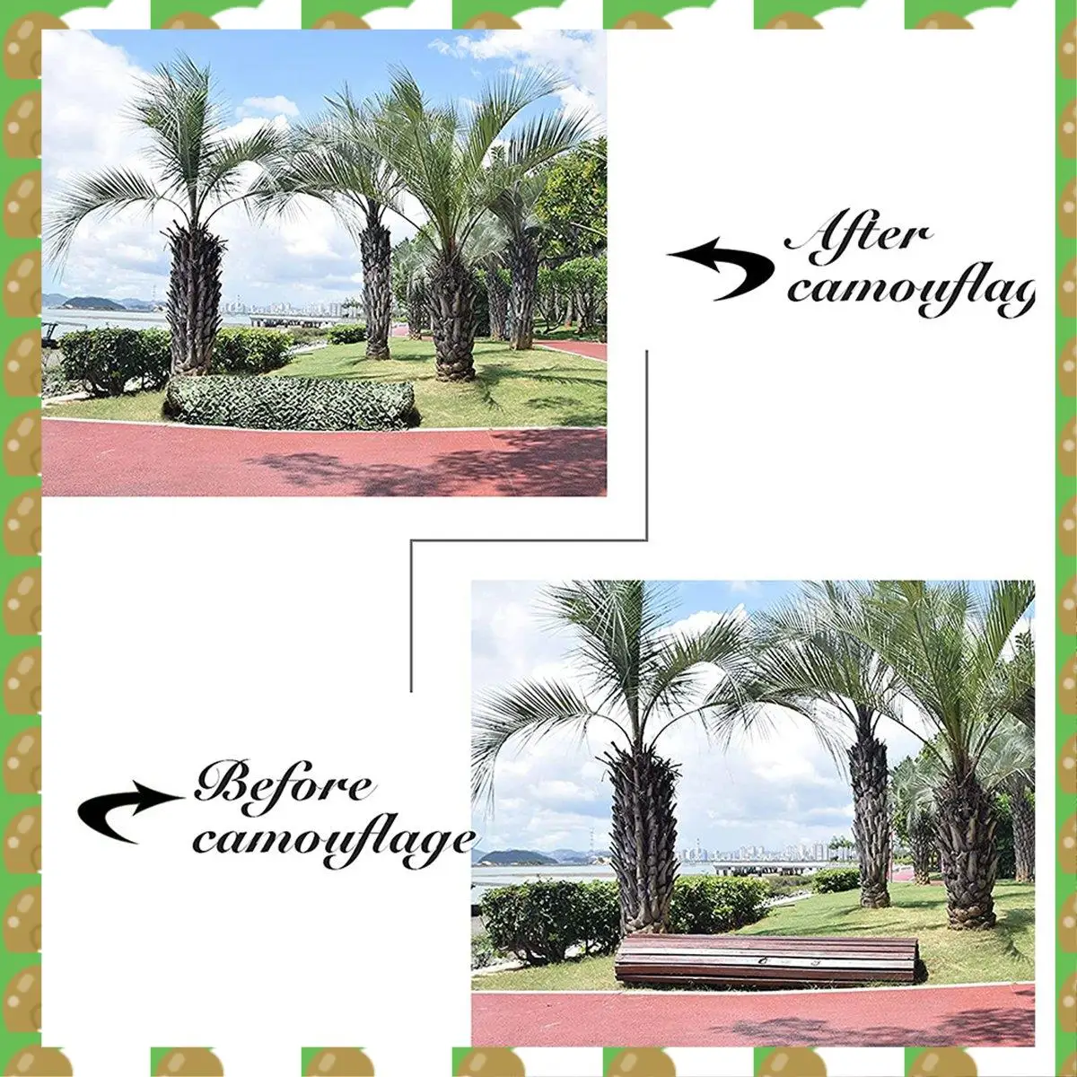 

T36C Camouflage Net, Bulk Roll Sunshade Mesh Nets For Field Theme Party Decorations 1.5X6M