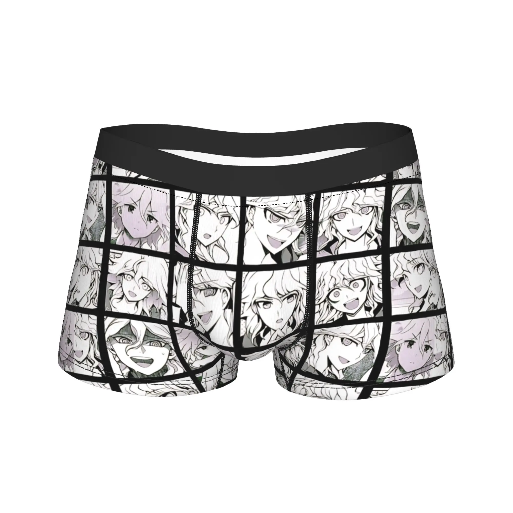 Nagito Manga Collection farbige Unterwäsche, Danganronpa-Druck, Boxershorts, heißer Verkauf, Herrenhöschen, bequeme Boxershorts, Geschenk