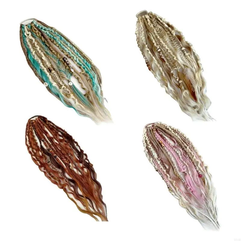 

Elastic Braided Hair Tie for Comfortable Daily Wear During Exercise Commuting and Various Activities Synthetic Fiber Y08E