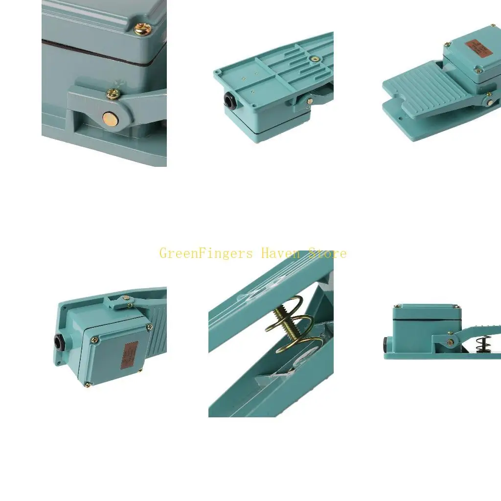 F68D AC 250V 15A Momentary Antislip Industrial Foot Operated Pedal Switch Footswitch