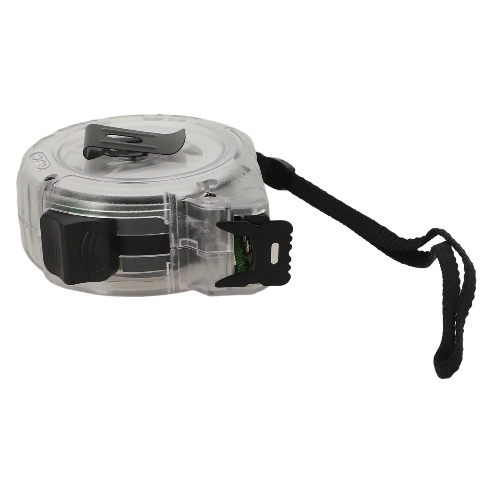Drop Resistant Tape Fluorescent Measure 10*25M Compact Design Measuring Tool For Pockets Sewing Tool Clip For Easy Carrying