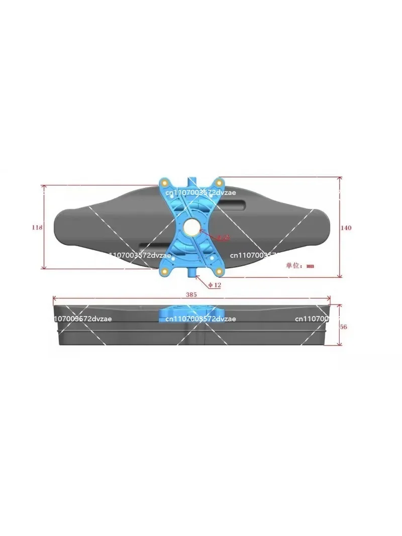 

Kayak Accessory - Plastic Foam Groove Cover Pedal Drive Fixed Spare Parts for Kayak