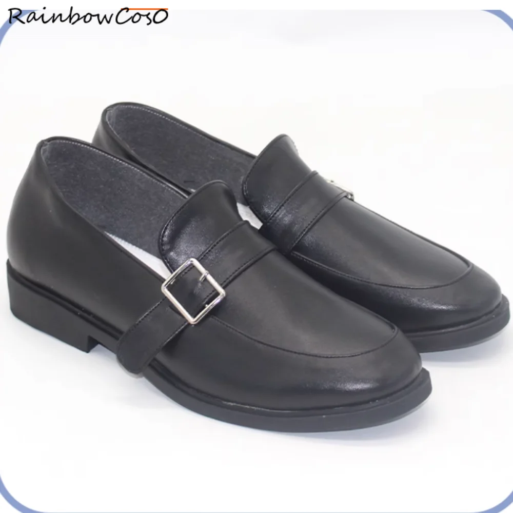 Nikaidou Hiro 마법 소녀 마녀 재판 코스프레 신발 부츠 게임 애니메이션 할로윈 크리스마스 RainbowCos0 W5505